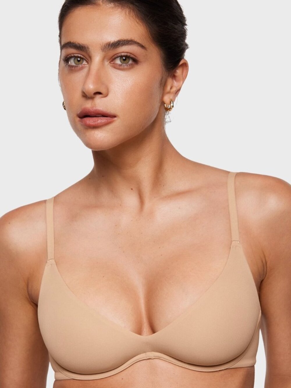 NWT Inlyric Beige Scoop Bra Size 32DD